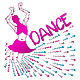 Folk Dance Life Bling Sequin Holofoil Heat Transfer